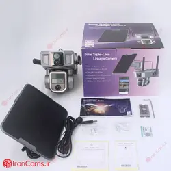 دوربین اسپید دام خورشیدی سیمکارتی 3 لنز مدل Y7 تحت شبکه 4 مگاپیکسل NiView