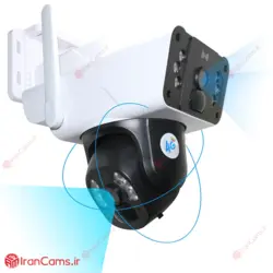 دوربین اسپید دام خورشیدی سیمکارتی مدل TP12 دو لنز O-KAM Pro⚡