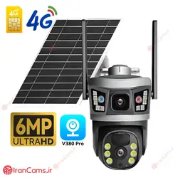 قیمت دوربین سیم کارتی خورشیدی 2 لنز V380 PRO مدل VSC99-4G