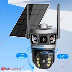 قیمت دوربین سیم کارتی خورشیدی 2 لنز V380 PRO مدل VSC99-4G