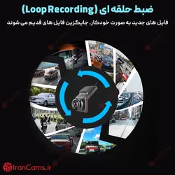 خرید و قیمت دوربین ثبت وقایع خودرو سیم کارتی 2 لنز مدل K18
