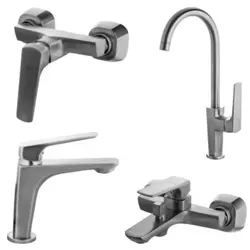 ست شیرآلات البرز روز مدل آلپاین - فروشگاه اینترنتی دلتون