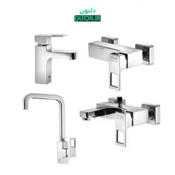 ست شیرآلات درخشان مدل جزیره - فروشگاه اینترنتی دلتون