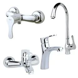 ست شیرآلات راسان مدل صدف - فروشگاه اینترنتی دلتون