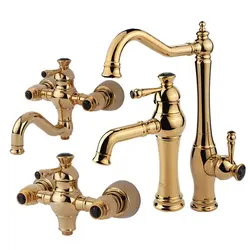 ست شیرآلات کسری مدل ورسای (شهیاد) - فروشگاه اینترنتی دلتون