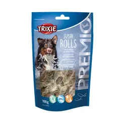 تشویقی سگ با طعم سوشی تریکسی Trixie Sushi Rolls وزن 100 گرم