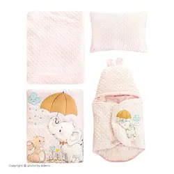 سرویس خواب 4 تکه نوزاد آدنو مدل DUMBO | فروشگاه اینترنتی آدنو