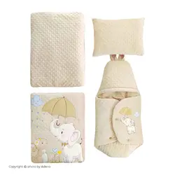 سرویس خواب 4 تکه نوزاد آدنو مدل DUMBO | فروشگاه اینترنتی آدنو