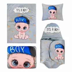 سرویس خواب 4 تکه نوزاد آدنو مدل بچه رئیس | فروشگاه اینترنتی آدنو