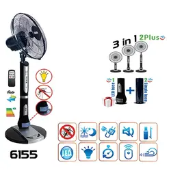 پنکه سه حالته ارشیا مدل 6155 پشه کش دار