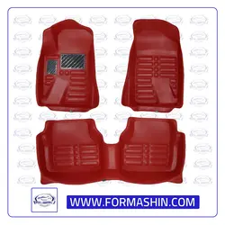 کفپوش پنج بعدی پژو پارس مدل چرمی