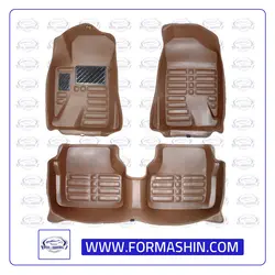 کفپوش پنج بعدی پژو پارس مدل چرمی