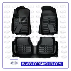 کفپوش پنج بعدی پژو پارس مدل چرمی