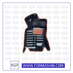 کفپوش پنج بعدی هایما S5 نوار مارون مدل چرمی