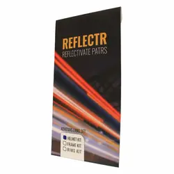برچسب شبرنگ کلاه دوچرخه سواری - REFLECTR | رفلکتر شبرنگ دوچرخه