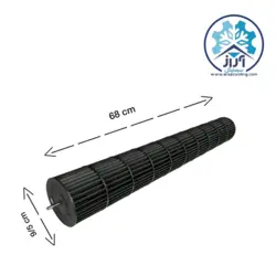 بلوور فن کولر گازی 68*9/5