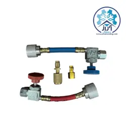 گیج دوقلو R134 (مناسب شارژ گاز ماشین)