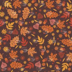 وکتور پترن طرح برگ پاییزی کد 068