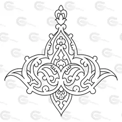 وکتور موتیف اسلیمی کد 094