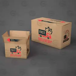 موکاپ جعبه بزرگ باز و بسته کد 037