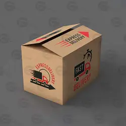 موکاپ جعبه بزرگ بسته کد 035