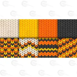 وکتور مجموعه پترن طرح بلوز بافت و کاموا کد 029