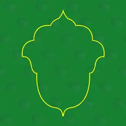 وکتور کادر اسلیمی فرم شبکه ضریح امام حسین کد 349