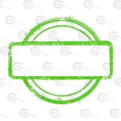 وکتور مهر پستی سبز رنگ کد 497