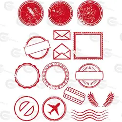 وکتور مهرهای پستی کد 01