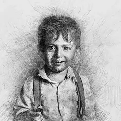 افکت عکس طرح Sketch کد 01