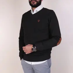 پلیور مردانه کبریتی یقه هفت جاوید