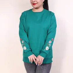 بلوز زنانه آستین گلدوزی آتنا