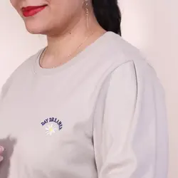 بلوز زنانه آستین دکمه دار مهدیس