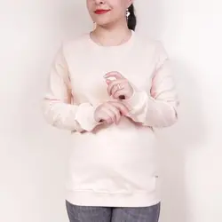 بلوز زنانه یقه گرد پونه