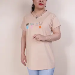 تیشرت یقه هفت کاکتوس