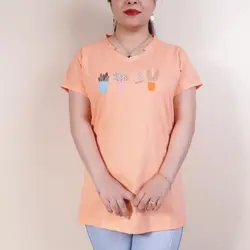 تیشرت یقه هفت کاکتوس