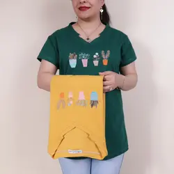 تیشرت یقه هفت کاکتوس