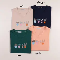 تیشرت یقه هفت کاکتوس