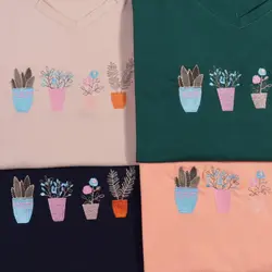 تیشرت یقه هفت کاکتوس