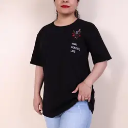 تیشرت جیب گلدوزی love