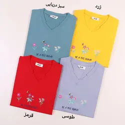 تیشرت گلدوزی مرجان