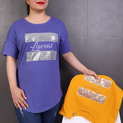 تیشرت زنانه پولکی