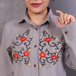 تونیک گلدوزی شقایق