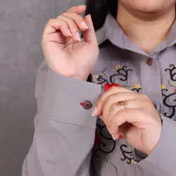 تونیک گلدوزی شقایق