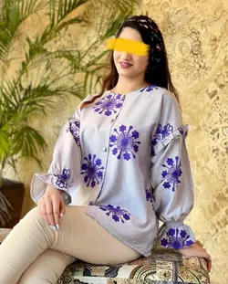 شومیز خامه دوزی صبا