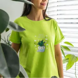 تیشرت کاکتوس و گلدون