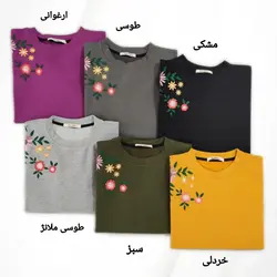 بلوز سرشانه گلدوزی 2