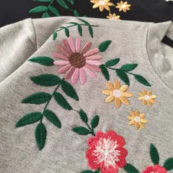 بلوز سرشانه گلدوزی 2