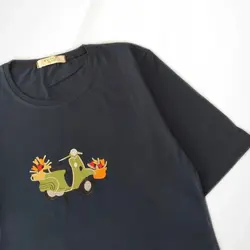 تیشرت گلدوزی موتور