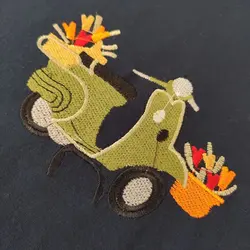 تیشرت گلدوزی موتور